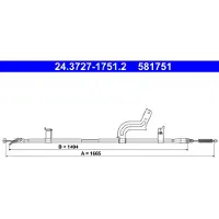 Ate 24.3727-1751.2 Handremkabel