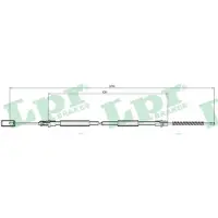 LPR C0694B Handremkabel