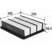 Valeo 585473 Luchtfilter