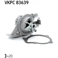 Skf Waterpomp VKPC 83639 SKF voor o.a. CITROEN, FIAT, LANCIA, PEUGEOT, SUZUKI, TOYOTA