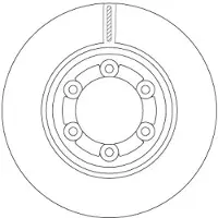 TRW Remschijf DF6984, 1 stuk