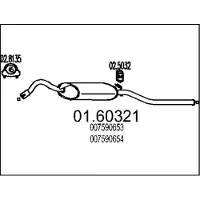 MTS 01.60321 Einddemper
