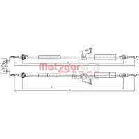 METZGER Trekkabel, parkeerrem 10.8225