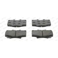 FERODO Remblokken set FDB1502 Ferodo voor o.a. LEXUS, TOYOTA