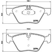 Brembo Remblokkenset, schijfrem P 06 057X