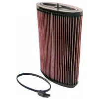 K&N vervangingsfilter Porsche Boxster 2.7L-F6 & 3.2L-F6 2005-2006 (E-2295) voor o.a. PORSCHE