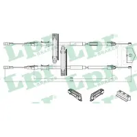 LPR C0224B Handremkabel