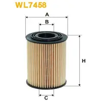 WIX FILTERS WL7458 Oliefilter