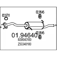 MTS 01.94640 Einddemper