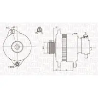 MAGNETI MARELLI 063731899010 Dynamo / Alternator