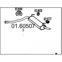 MTS 01.60507 Einddemper