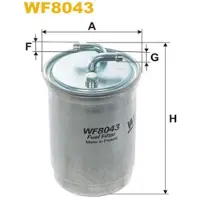 WIX FILTERS WF8043 Brandstoffilter