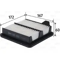 Valeo 585460 Luchtfilter