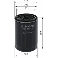 Bosch F 026 402 311 Brandstoffilter