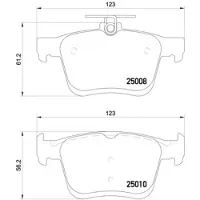 Brembo P 85 125E Remblokken
