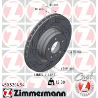 ZIMMERMANN 450.5204.54 Remschijf