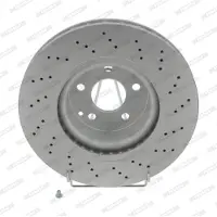FERODO Remschijf DDF1120C-1 voorkant, geventileerd, geperforeerd, 1 Stuk