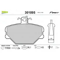 Valeo 301095 Remblokken
