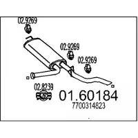 MTS 01.60184 Einddemper