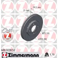 ZIMMERMANN 600.3230.52 Remschijf