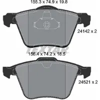 Textar Remblokset 2414201, voor