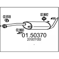 MTS Middendemper 01.50370