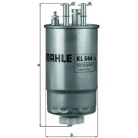 MAHLE ORIGINAL Brandstoffilter KL 566 Mahle voor o.a. FIAT, FORD