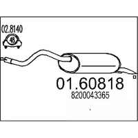 MTS 01.60818 Einddemper