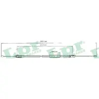 LPR C0402B Handremkabel