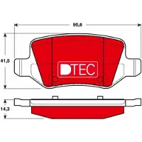 TRW Remblokset GDB1481DTE, achter