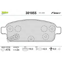 Valeo 301055 Remblokken