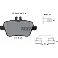 Textar 2484805 Remblokken
