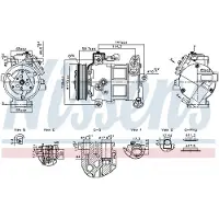 Nissens 890596 Aircopomp