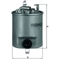 MAHLE ORIGINAL Brandstoffilter KL 195 Mahle voor o.a. MERCEDES-BENZ