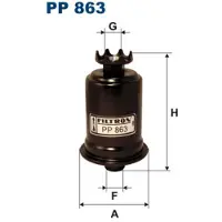 FILTRON PP 863 Brandstoffilter