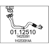 MTS 01.12510 Voorpijp