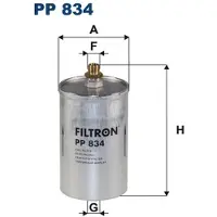 FILTRON Brandstoffilter PP834