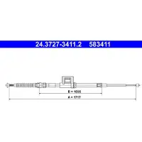 Ate 24.3727-3411.2 Handremkabel