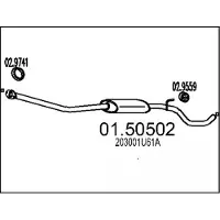 MTS Middendemper 01.50502