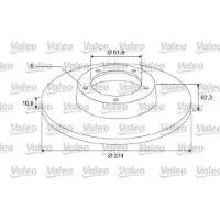 Valeo 675402 Remschijf