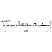 Bosch 1 987 482 918 Handremkabel