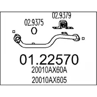 MTS 01.22570 Voorpijp