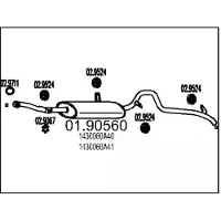 MTS 01.90560 Einddemper