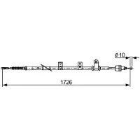 Bosch 1 987 482 618 Handremkabel
