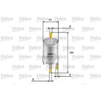 Valeo 587030 Brandstoffilter