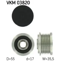 Skf Dynamovrijloop VKM 03820 SKF voor o.a. MERCEDES-BENZ