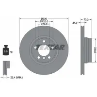Textar 92242003 Remschijf