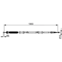 Bosch 1 987 482 579 Handremkabel