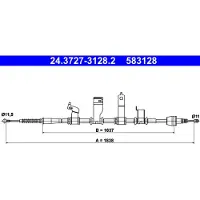 Ate 24.3727-3128.2 Handremkabel