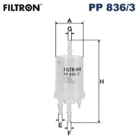 FILTRON Brandstoffilter PP836/3
